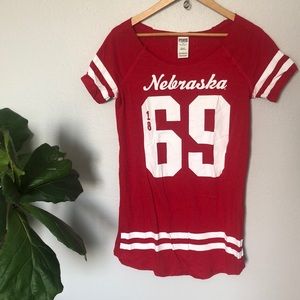 Huskers football sleepwear T-shirt dress